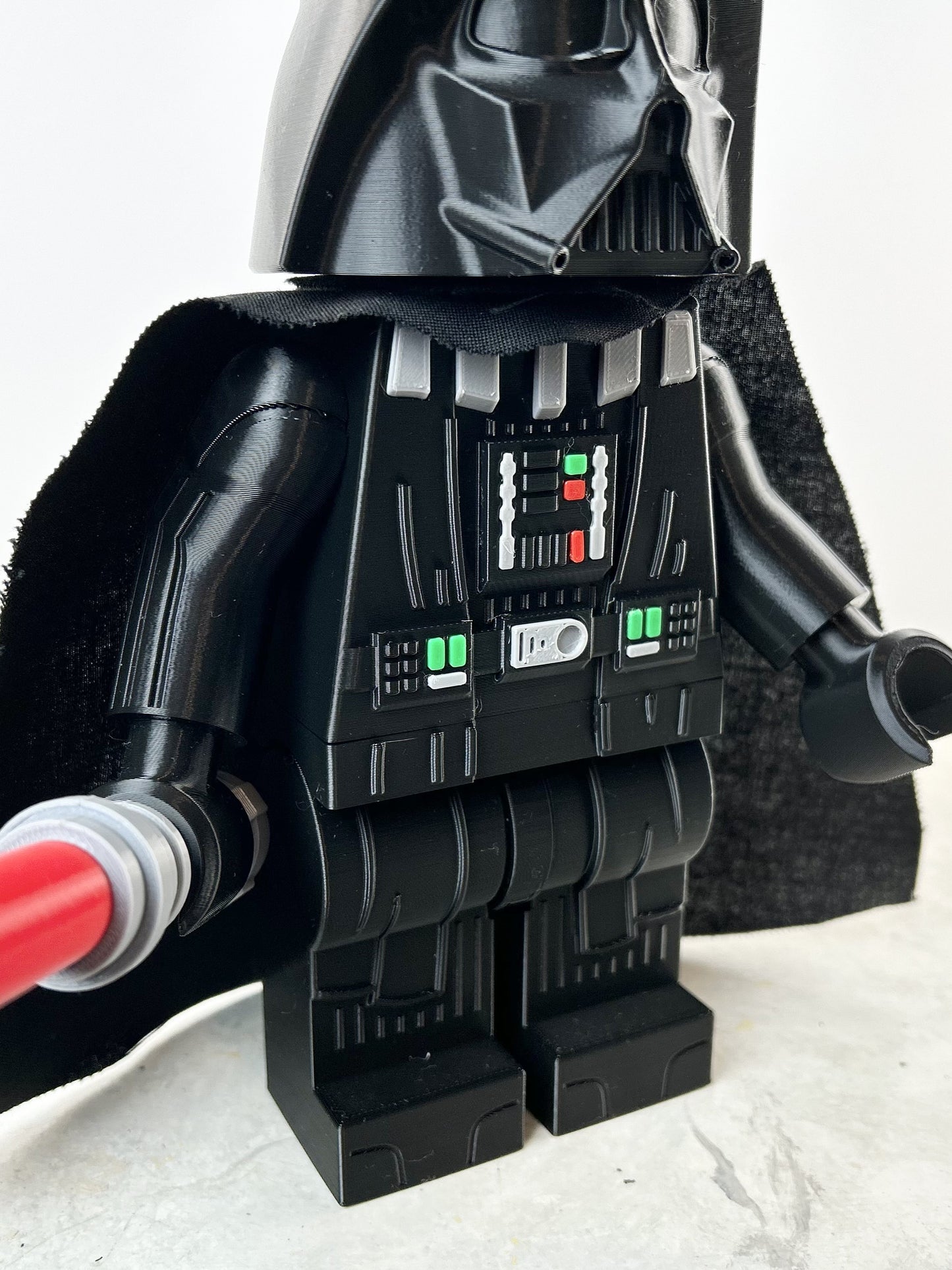 Brick Darth Vader 3D Print – Star Wars Sith Lord Collectible Figure