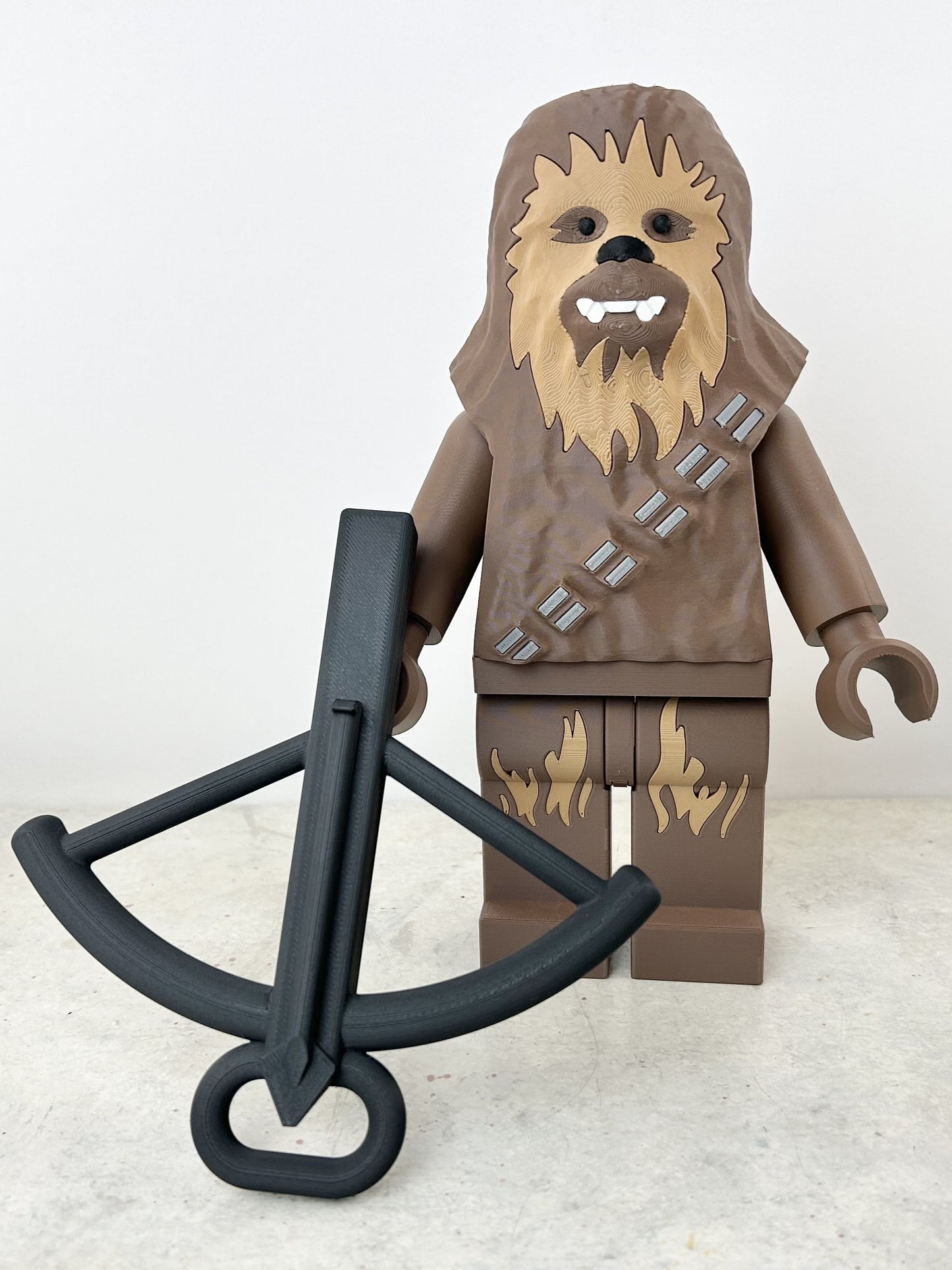Brick Chewbacca 3D Print – Star Wars Collectible Figure