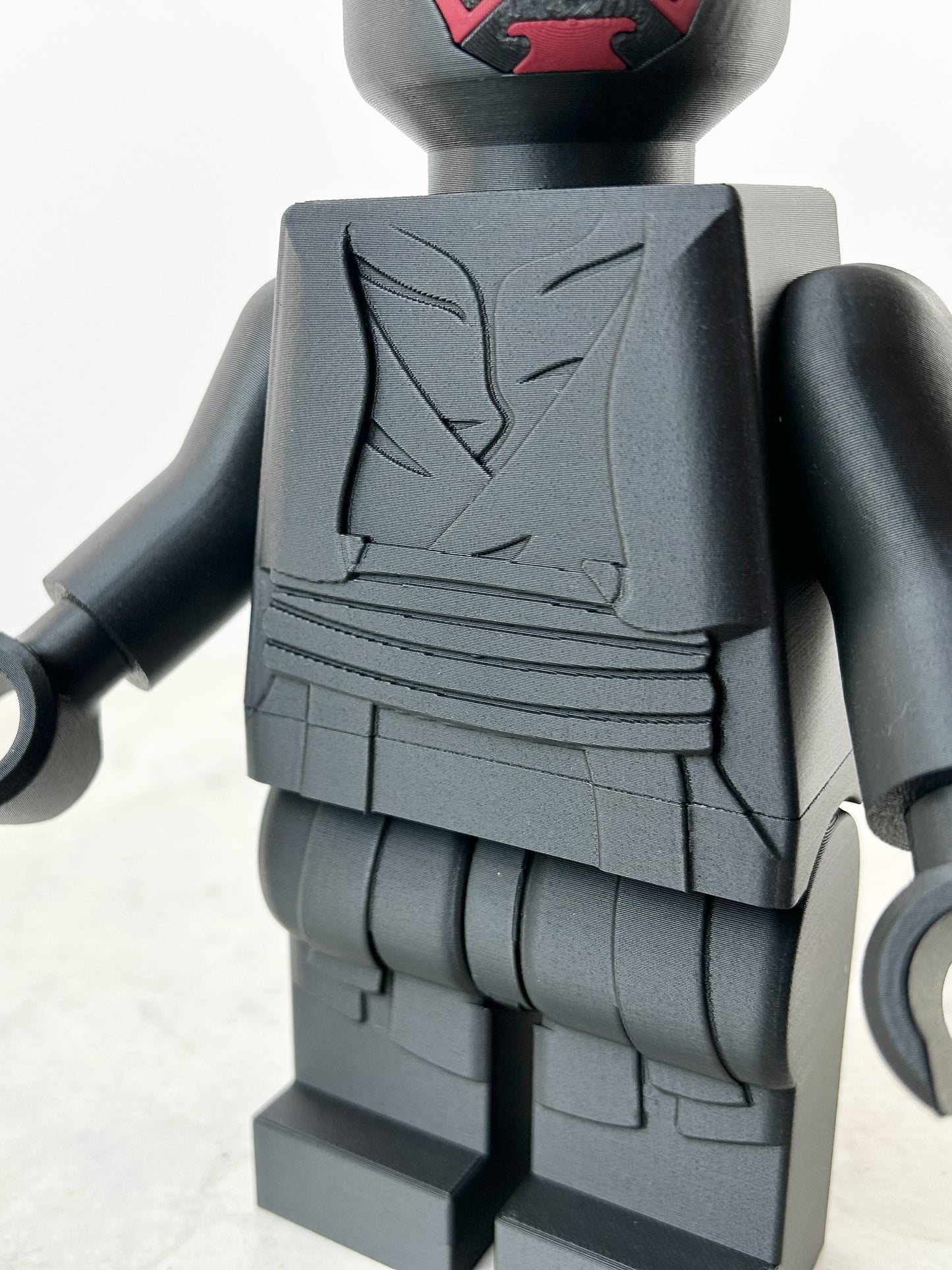 Brick Darth Maul 3D Print – Star Wars Sith Collectible Figure
