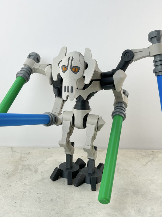 Brick General Grievous 3D Print – Star Wars Collectible Figure