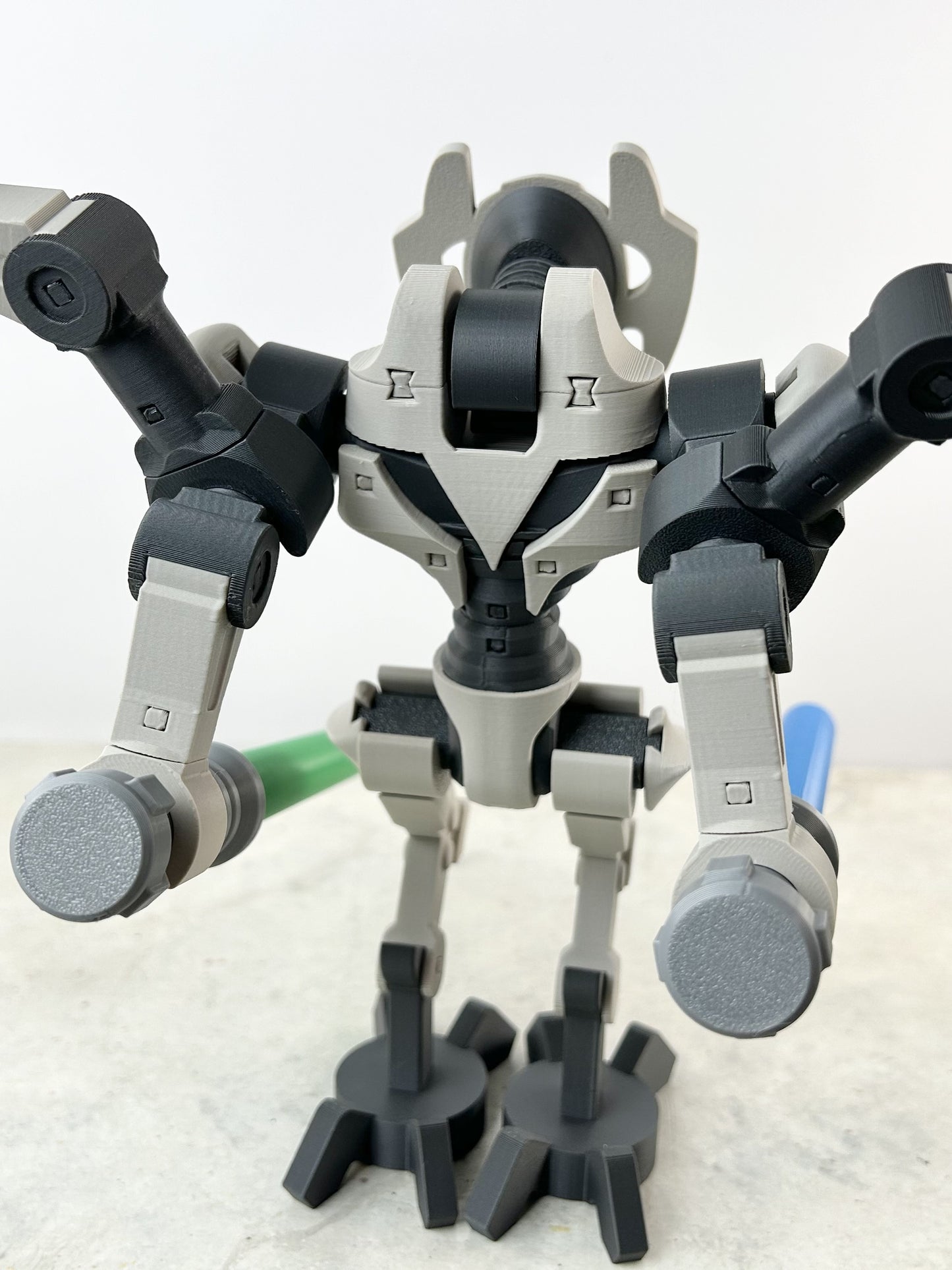 Brick General Grievous 3D Print – Star Wars Collectible Figure