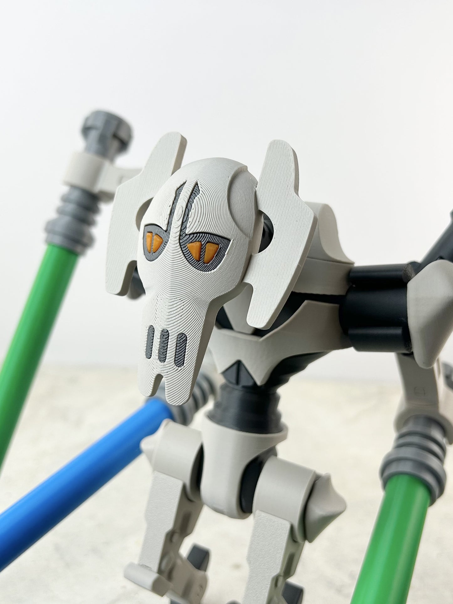 Brick General Grievous 3D Print – Star Wars Collectible Figure