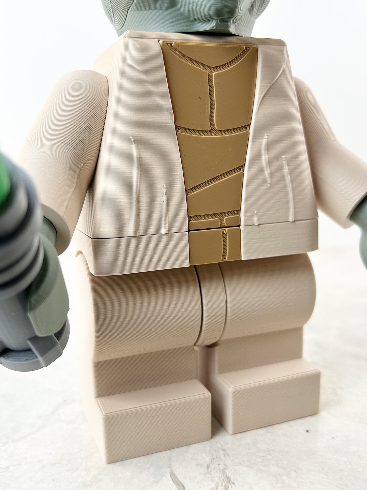 Brick Yoda 3D Print – Star Wars Collectible