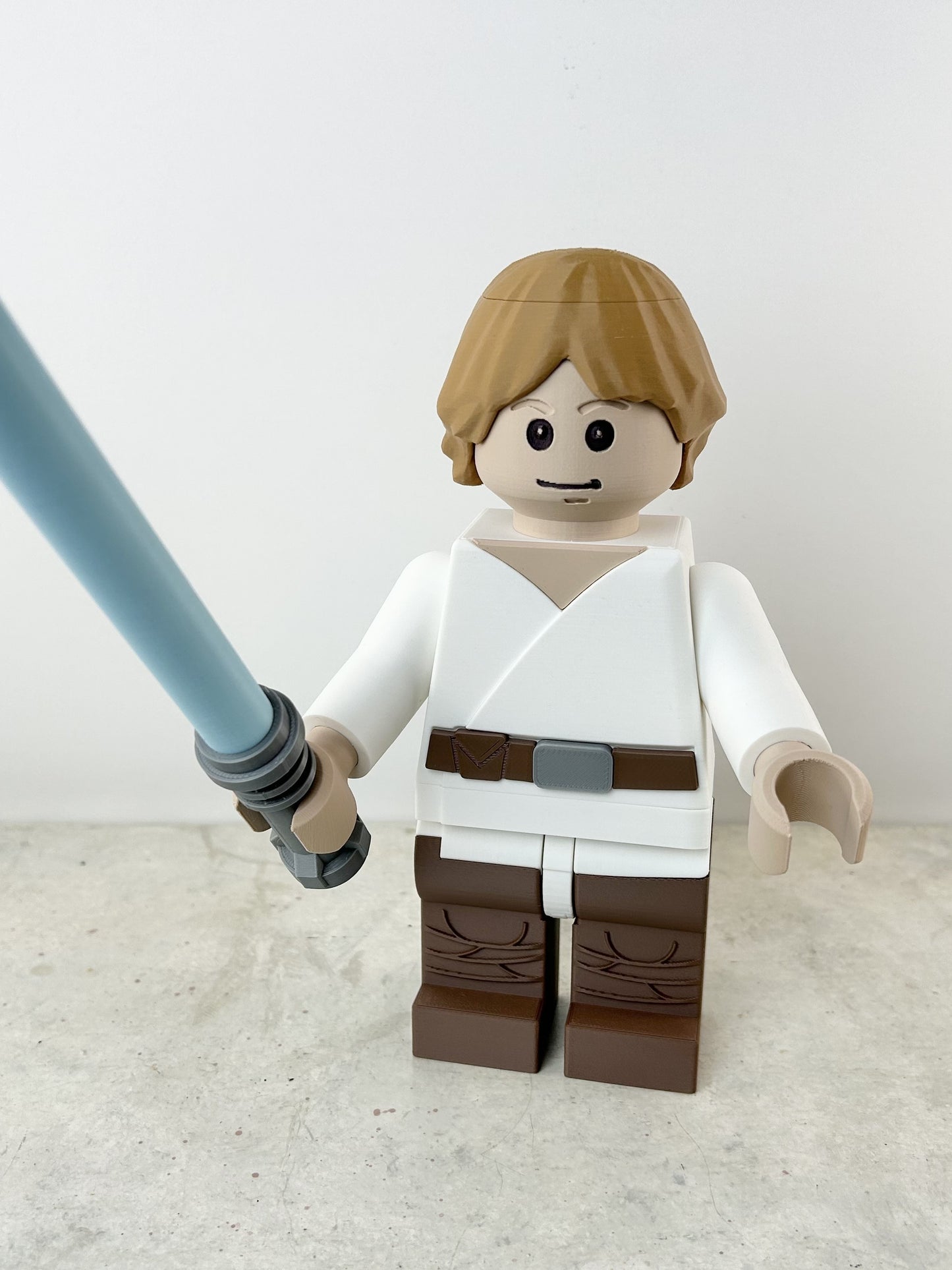 Brick Luke Skywalker 3D Print – Star Wars Collectible Figure