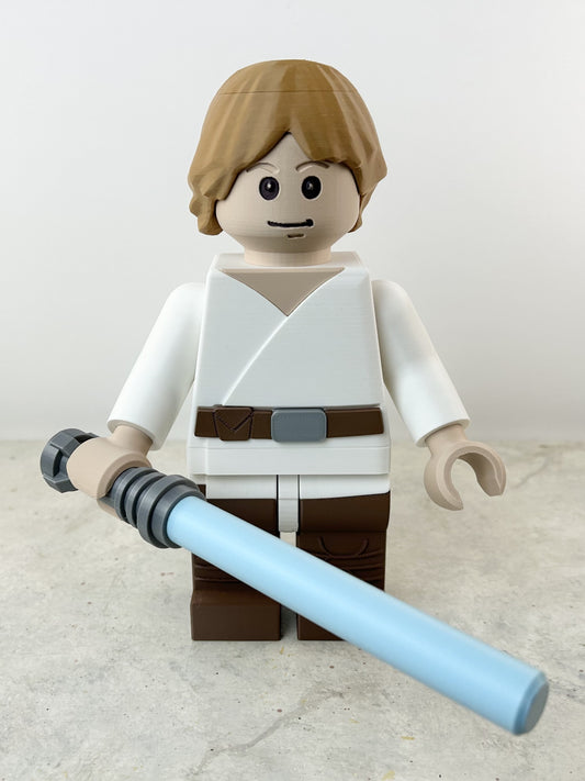 Brick Luke Skywalker 3D Print – Star Wars Collectible Figure