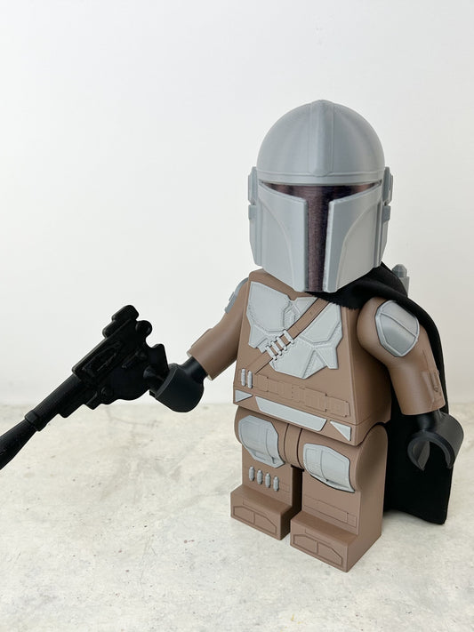 Brick Mandalorian 3D Print – Mandalorian Collectible Figure