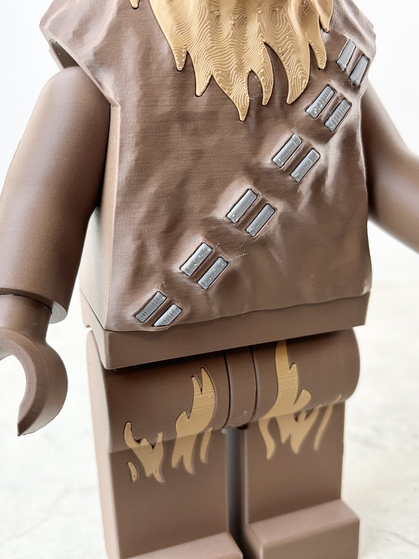 Brick Chewbacca 3D Print – Star Wars Collectible Figure