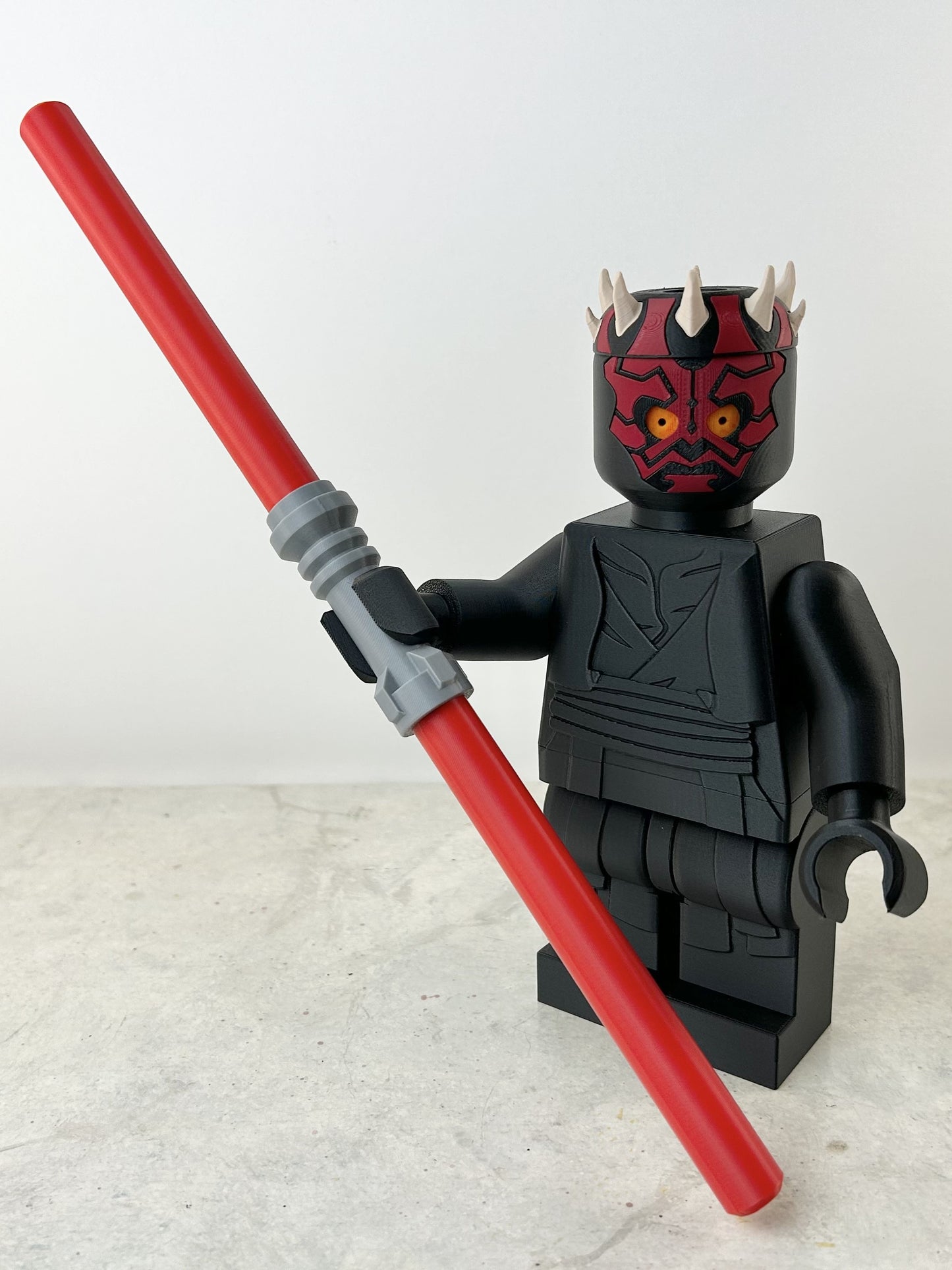Brick Darth Maul 3D Print – Star Wars Sith Collectible Figure