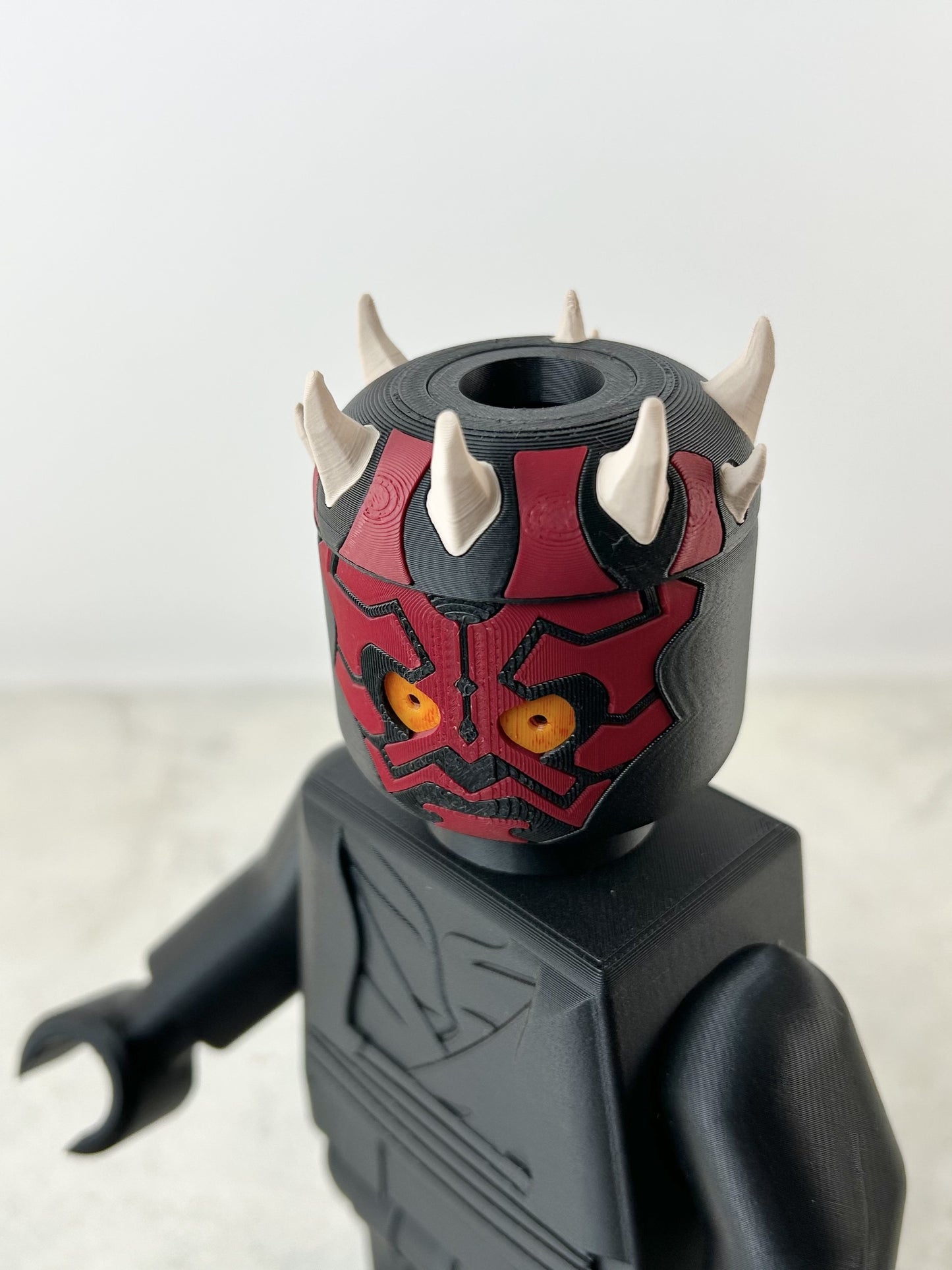 Brick Darth Maul 3D Print – Star Wars Sith Collectible Figure
