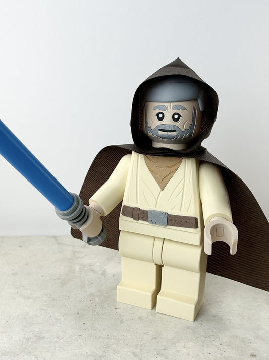 Brick Obi-Wan Kenobi 3D Print – Star Wars Collectible